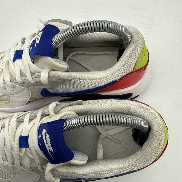 Nike Air Max Excee GS White Cactus Red Blue Shoes (CD6894-101) Size 6.5Y - Picture 15 of 16